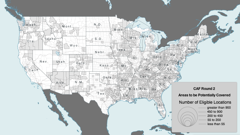 Connect America Funds Add 600,000 Locations to Map