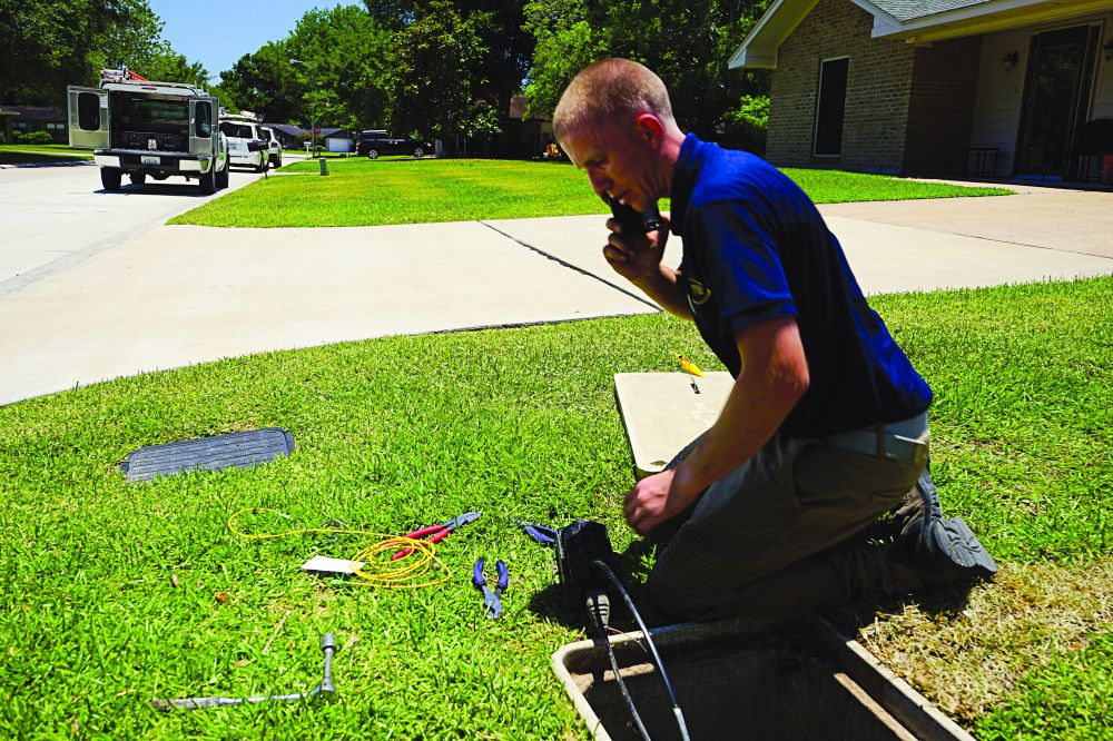 A network technician from On Trac