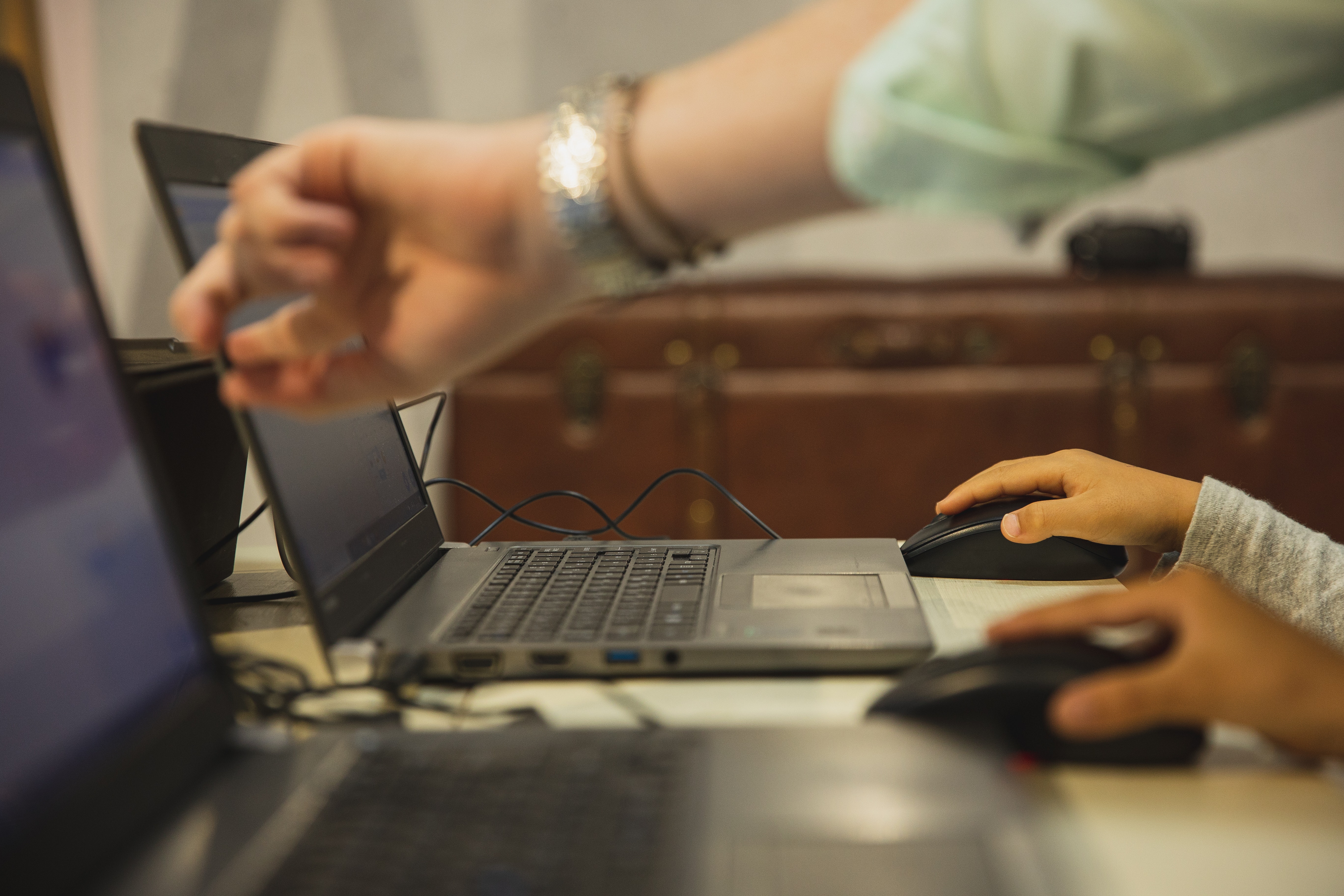 A photo representing digital access.