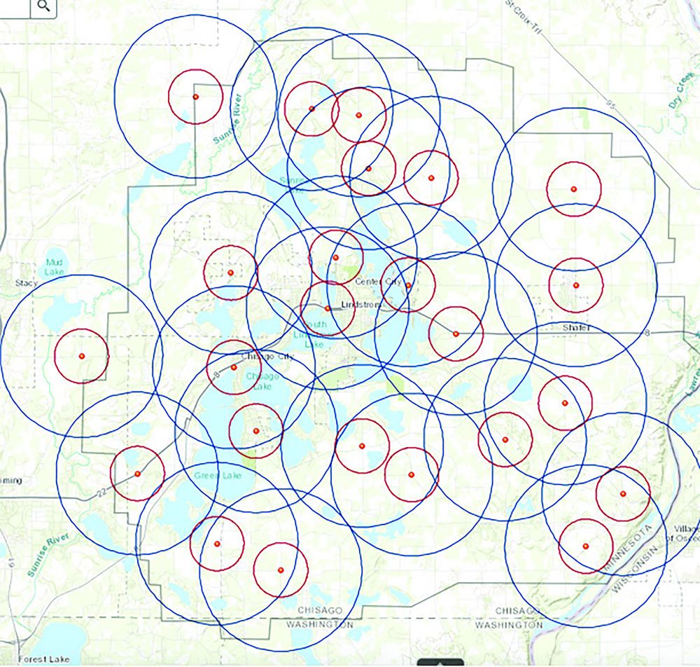 The results of field examination of Frontier’s CAF II network deployment for the Lindstrom exchange