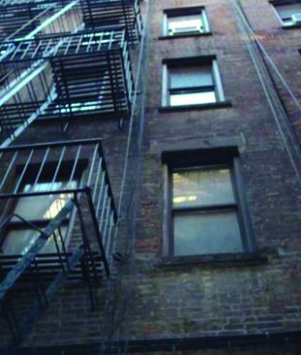 Wall surface or building exterior cable