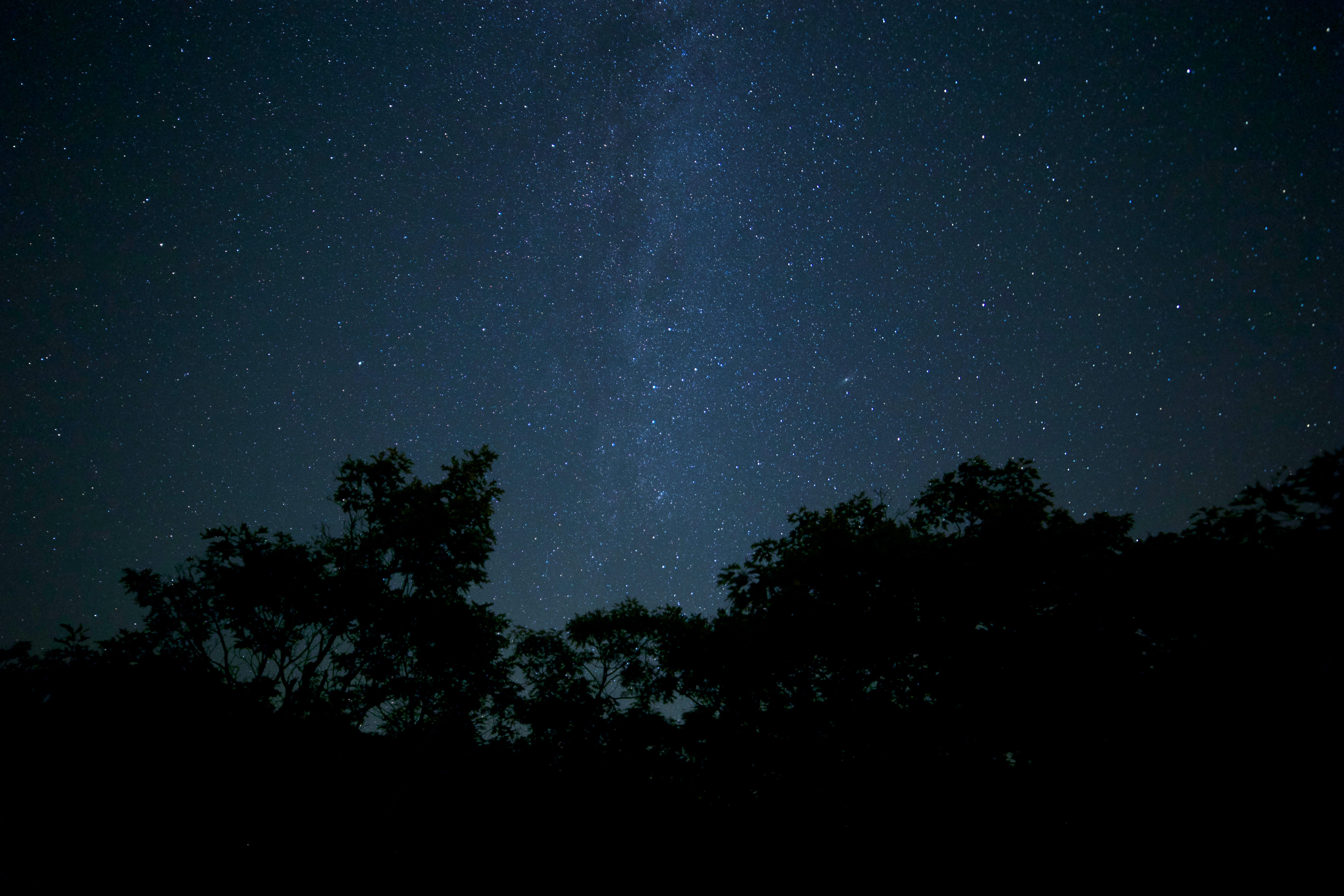 Space as visible during a night sky.