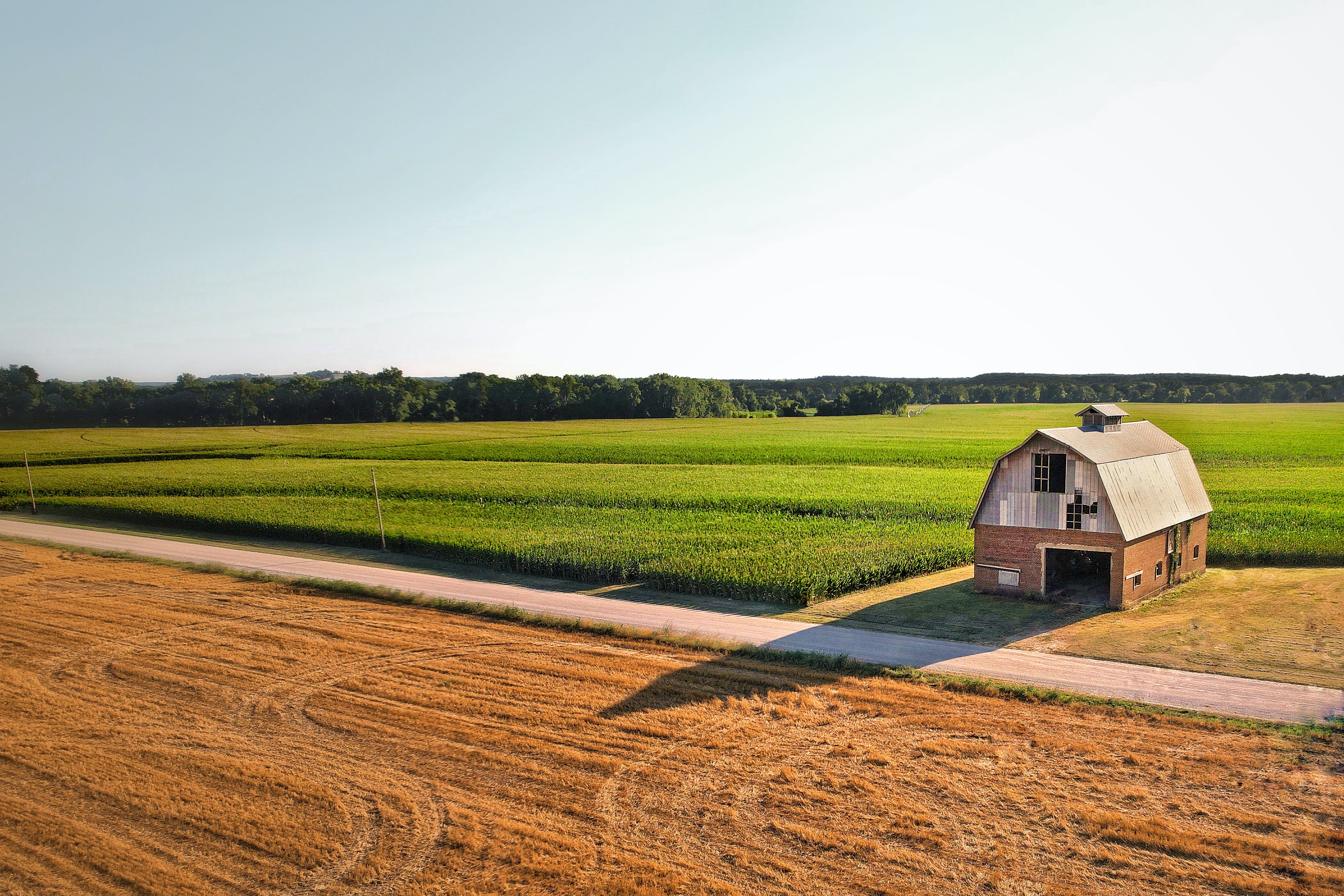 Image showing a barn at a rural farm.
