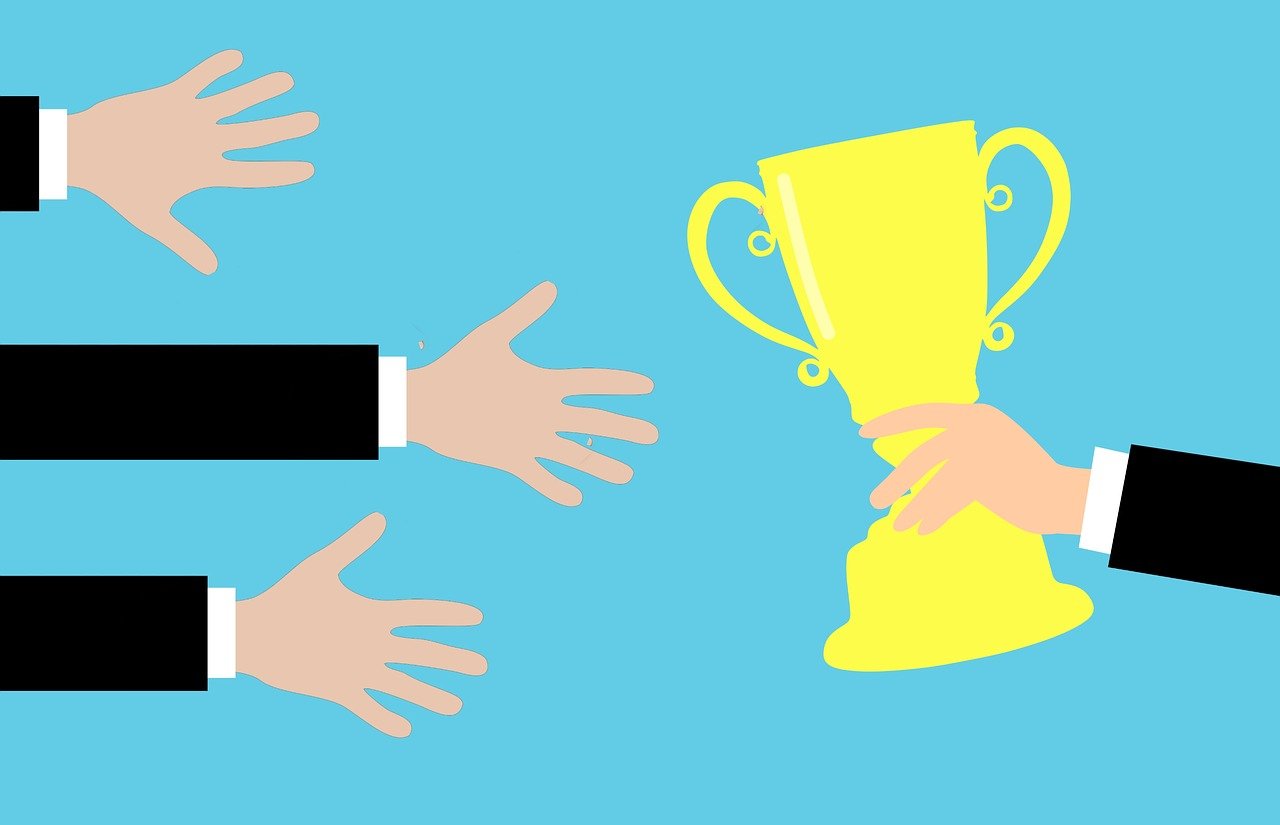 Graphic representing awards.