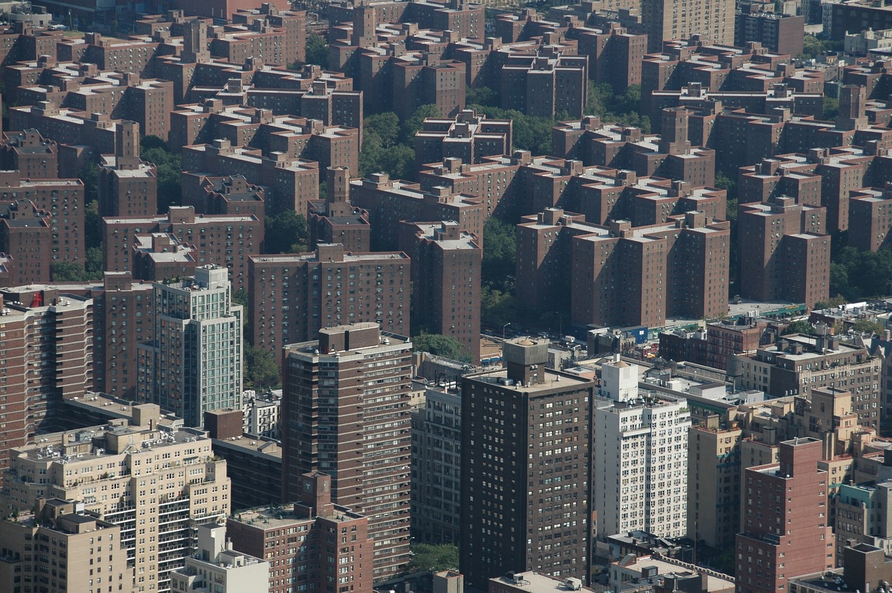 Skyline of the Bronx, NYC.