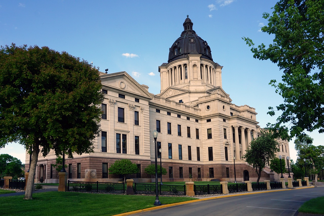 The South Dakota state house.