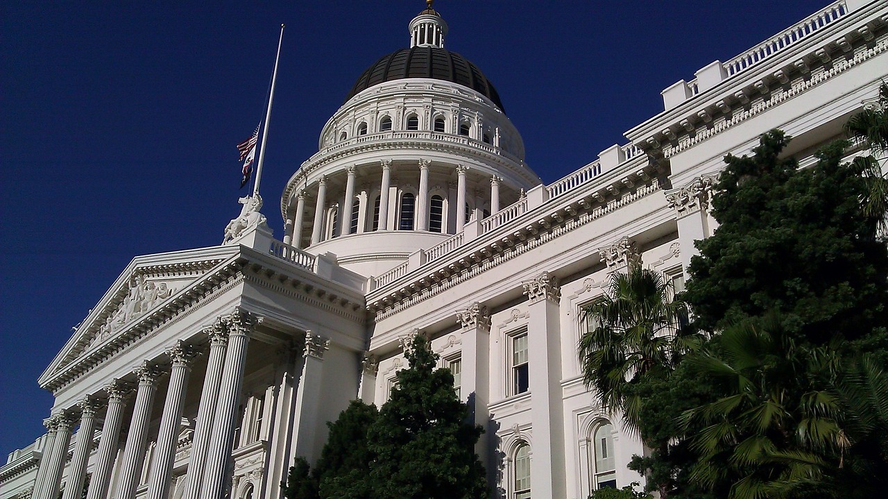 The California State Capitol in Sacramento.