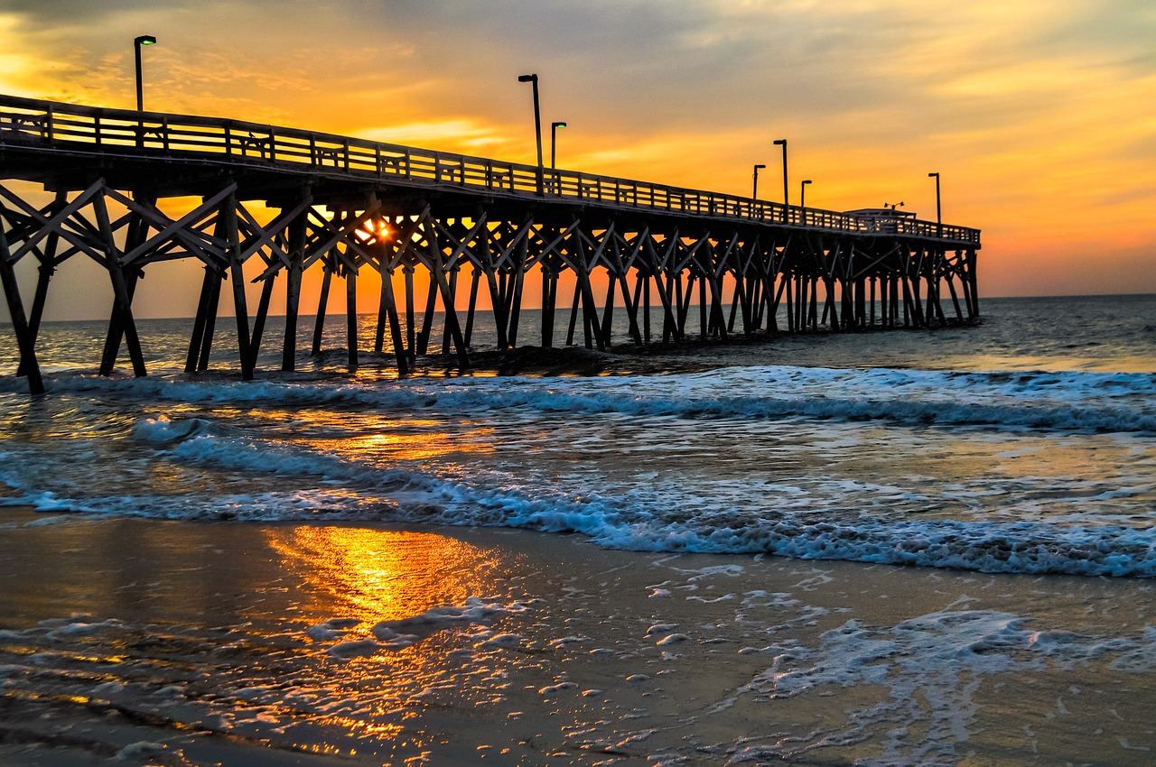 A dock in Myrtle Beach, SC.
