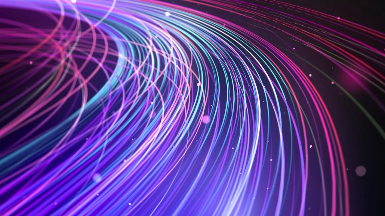 A representation of fiber optics.