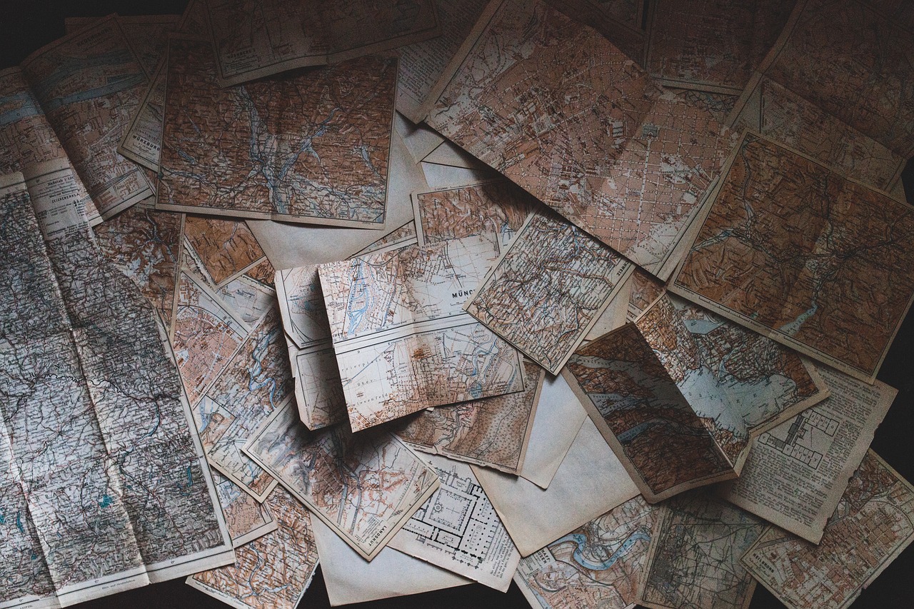 Road maps.