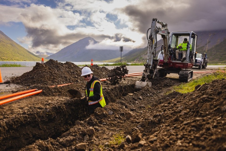 Construction on GCI’s Aleutian Islands Fiber Project continues