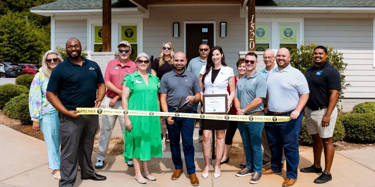 Ripple Fiber ribbon cutting marks opening new SC office