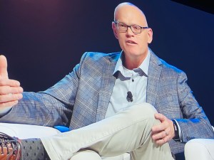 Shane West, the COO of TDS Telecom, speaks at Fiber Connect 2024.