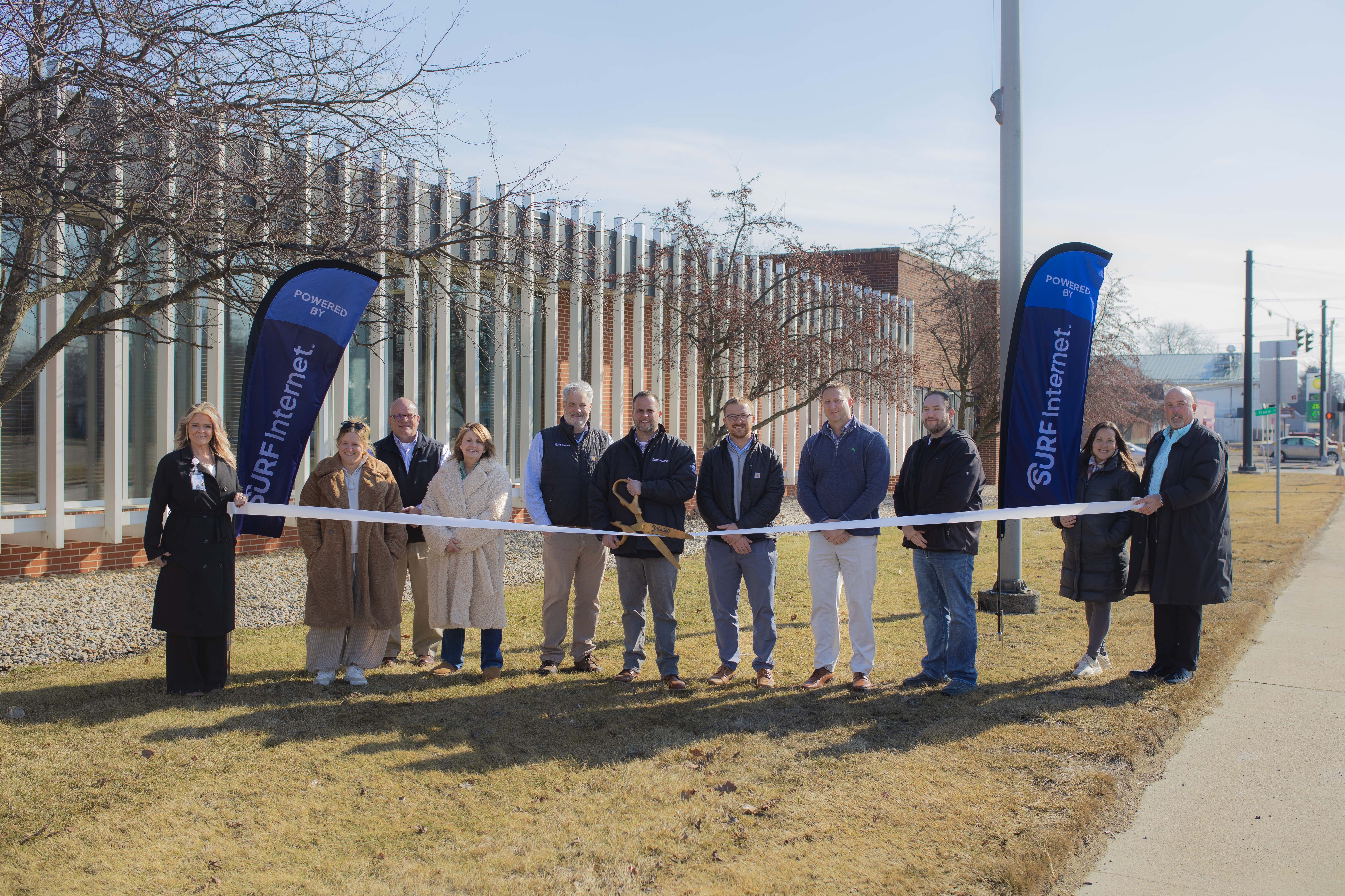 Surf Internet has completed the first phase of a fiber-optic build in underserved areas of Warsaw, Indiana.
