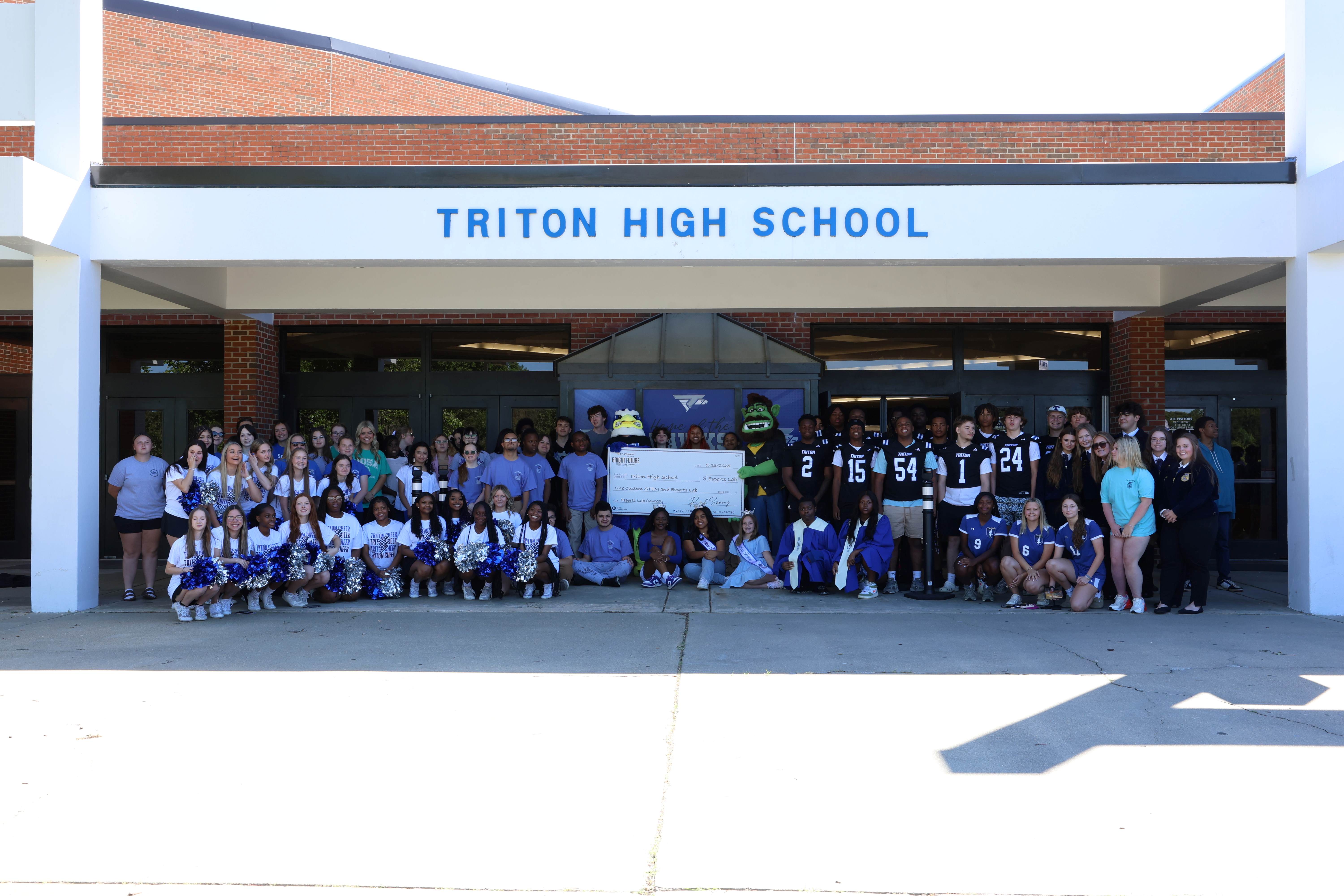 Triton High School in Erwin, North Carolina has been selected as the winner of Brightspeed's "Bright Future Esports Lab Contest."