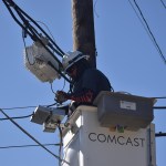 cable repairman, technician, comcast, xfinity, repairman, maintenance, electrician, electrical wires, wiring repair, professional, utility pole, service, electrical cables, electricity, hard work, worker, hardhat, job, houston texas, dangerous work environment, employment, 2024-2025
