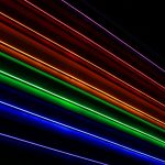 red green and blue light