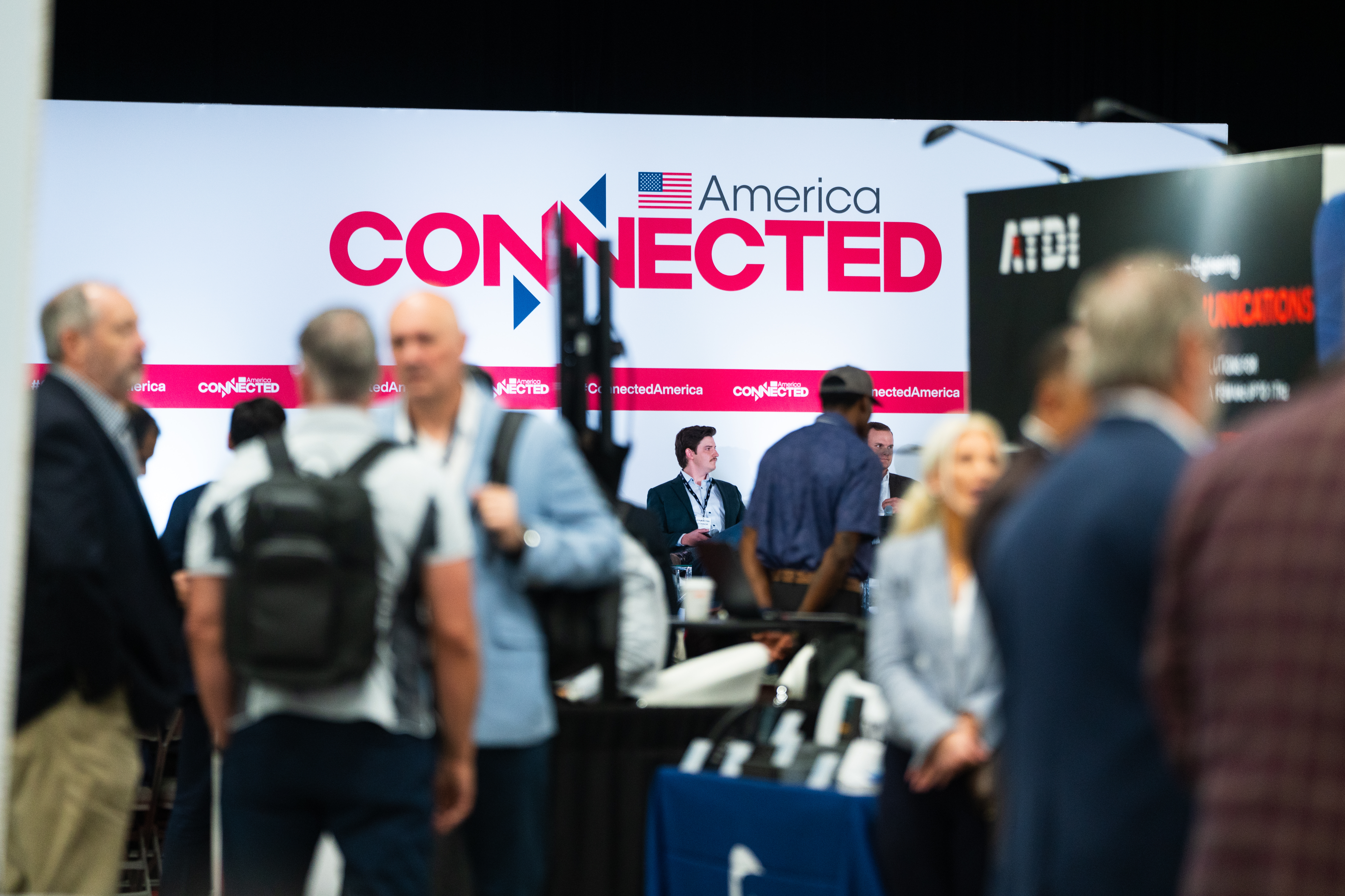 photo from expo floor of Connected America 2026