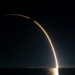 body of water during night time