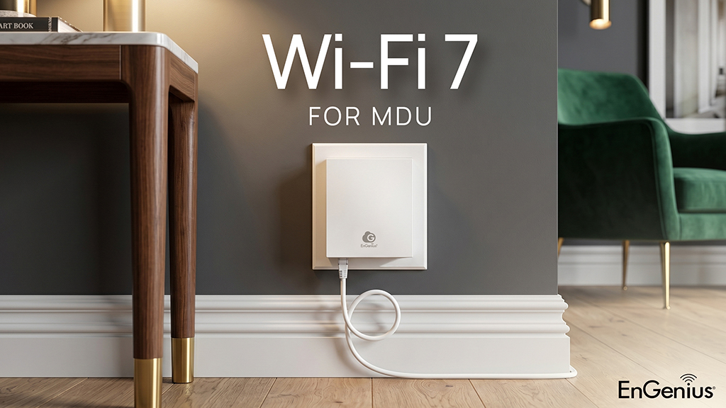 EnGenius Announces Availability of ECW515 Wi-Fi 7 Wall-Plate Access Point
