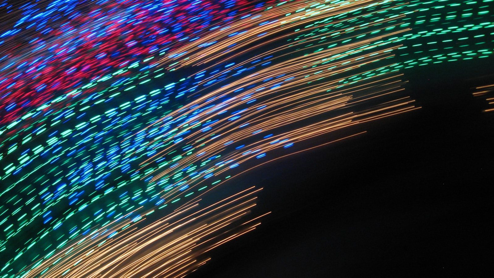 green red and blue lights