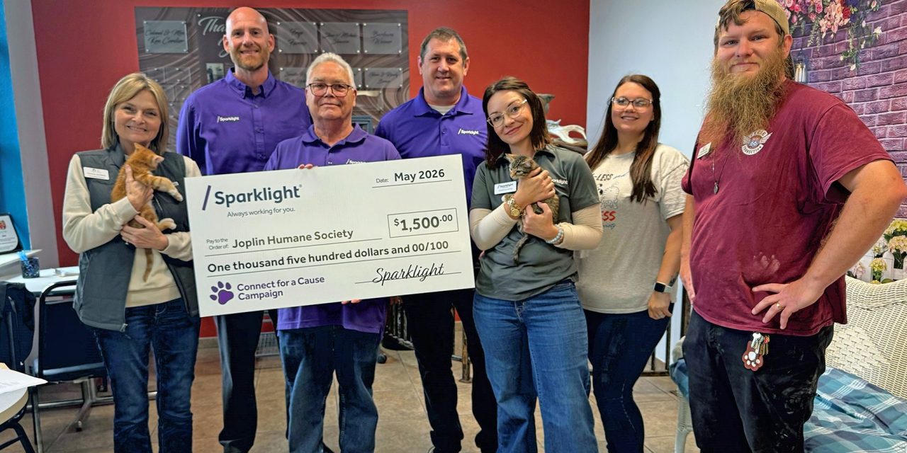 Sparklight awards $10,000 to half a dozen local animal shelters