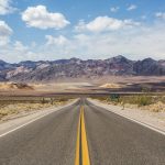 centralized photography of asphalt road