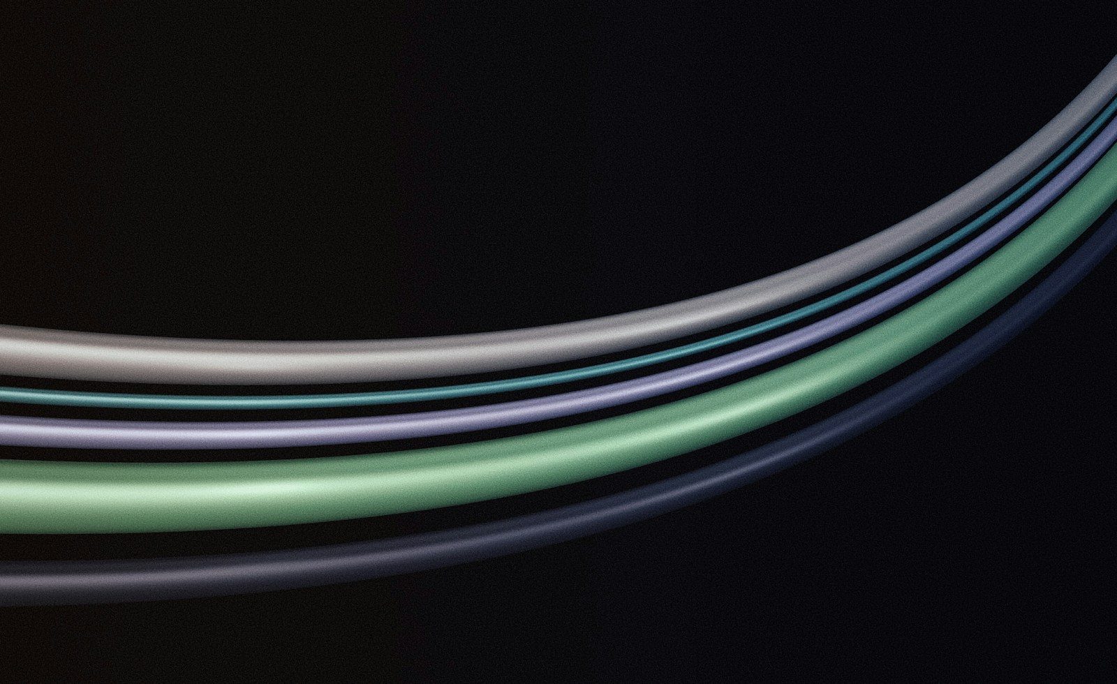 a green and white striped object